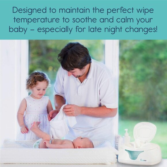 Hiccapop Baby Wipe Warmer and Baby Wet Wipe Dispenser With Light - Picture 6 of 10